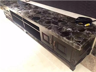 ZR009 Artificial Stone Countertop Semi-Precious Stone Kitchen Tops