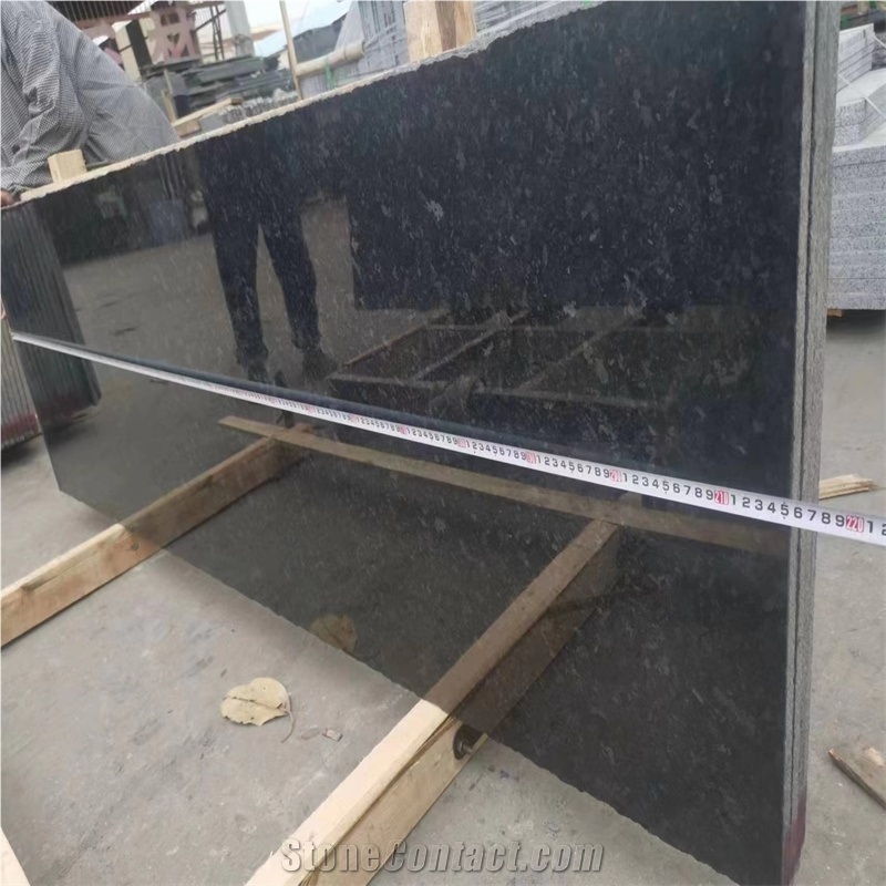 Angola Dark Black Granite Slab And Tiles Manufacture Price