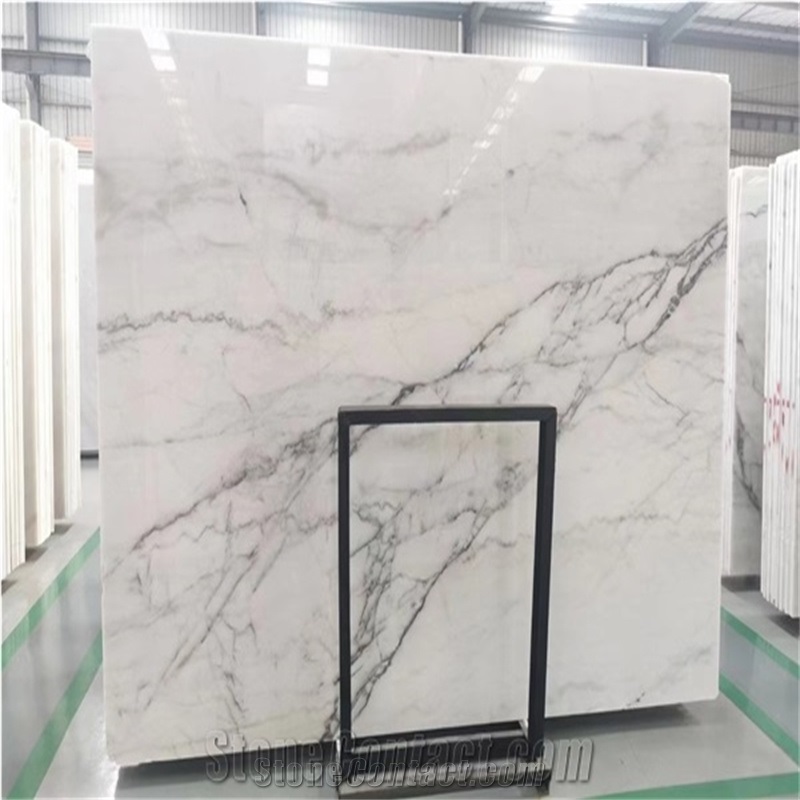 China Guangxi White Slabs Marble Tiles