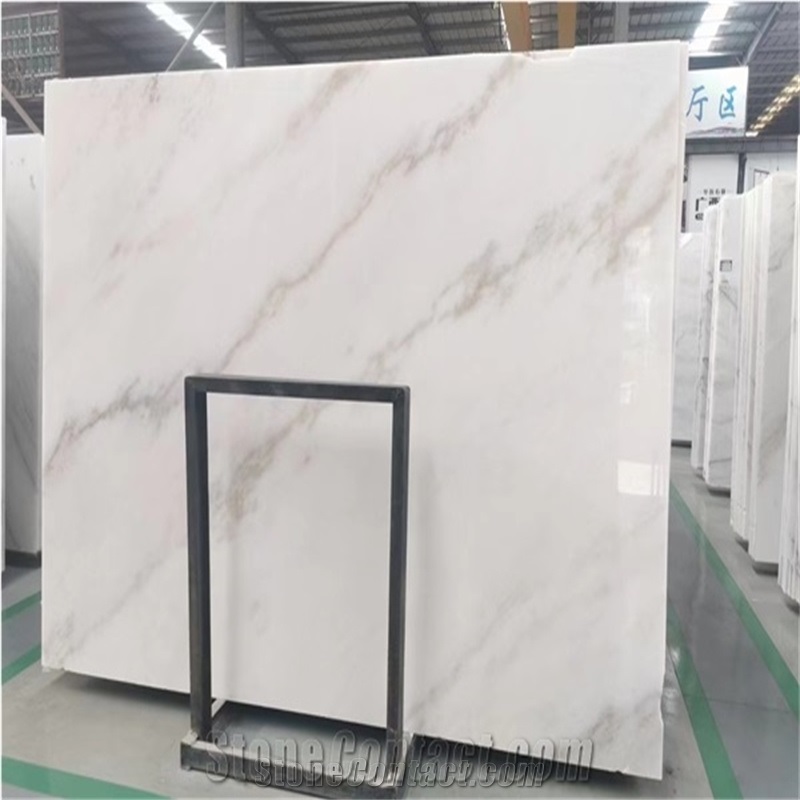 China Guangxi White Slabs Marble Tiles