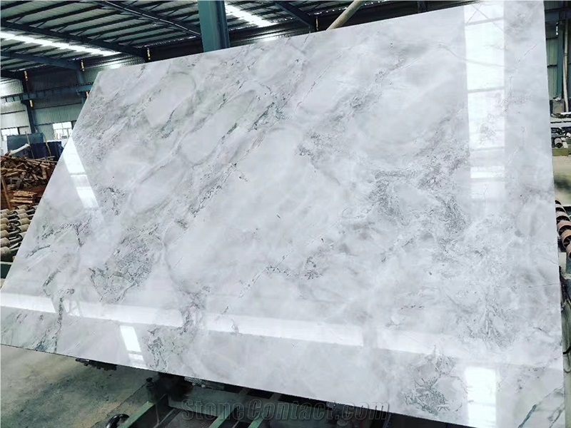 Super White Quartzite Polished Slab