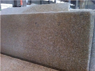 Yellow Rusty G682 Granite Slab Flamed Slab Tiles