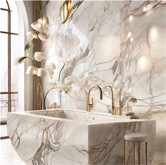 Calacatta Marble Bathroom Top Bath Top