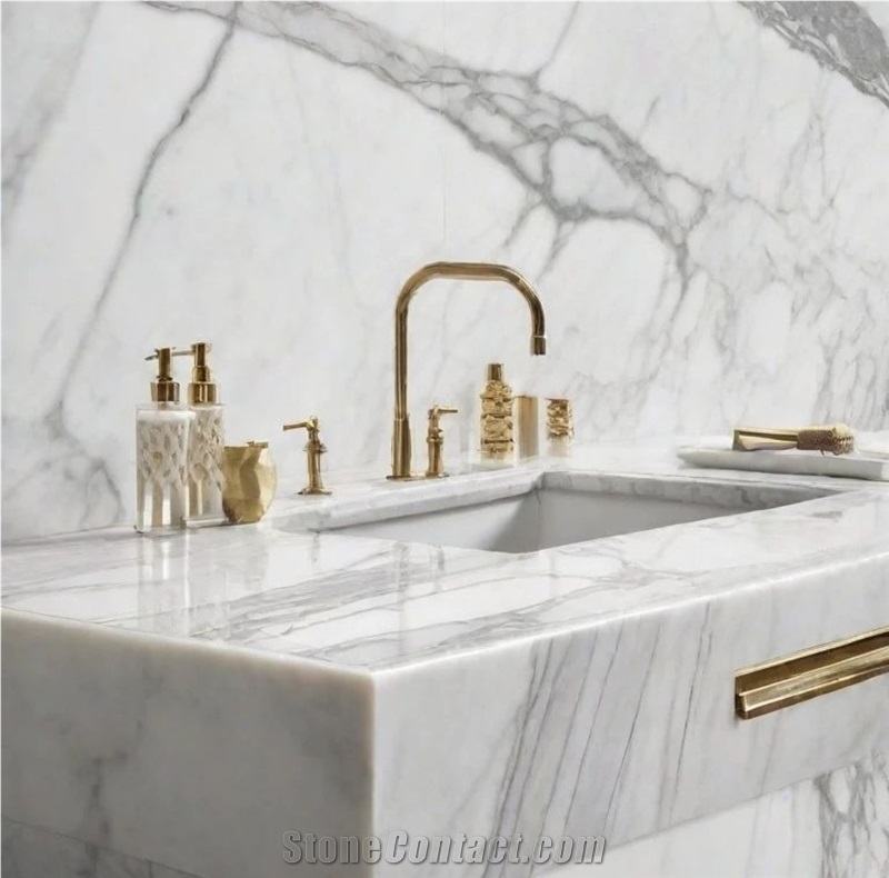 Calacatta Oro Bathroom Countertop