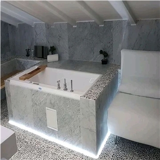 Carrara Marble Bathtub