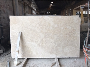 White Travertine Cross Cut Slabs