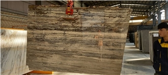 Silver Travertine Slabs 2