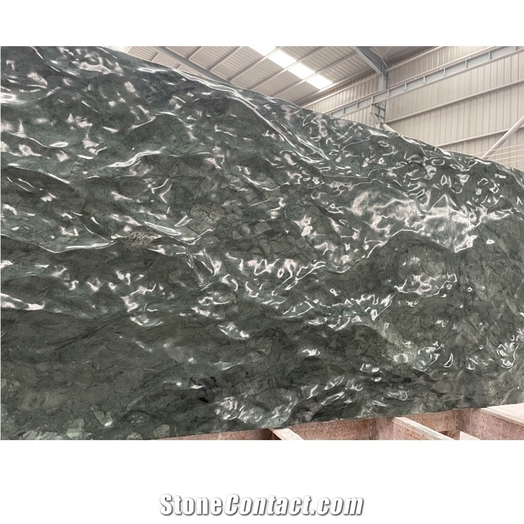 Green Marble Wave Spray Relief,Green Wave Wall Tile