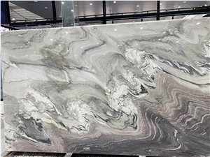 Brazil Aquarella Purple Quartzite Slab Wall Tiles