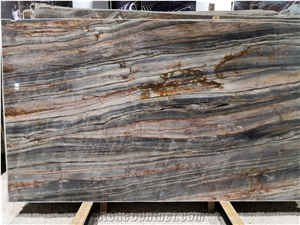 Chile Rainbow Quartzite Grey Tile Slabs