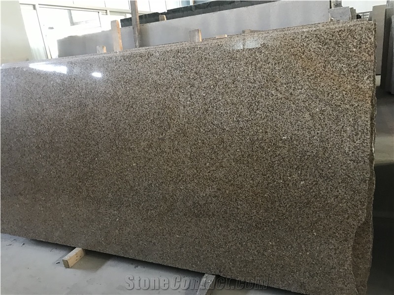 G350 Shandong Rust Yellow Granite Slabs Tile