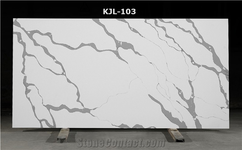 KJ103 Quartz Engineered Marble Stone Slabs