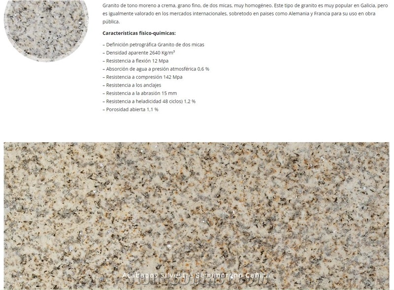 Silvestre Moreno Caniza Granite Honed, Sandblasted Tiles