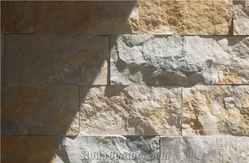 Ataija Cream Limestone Split Wall Tiles