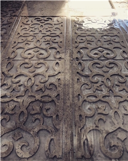 Silver Travertine CNC Applications