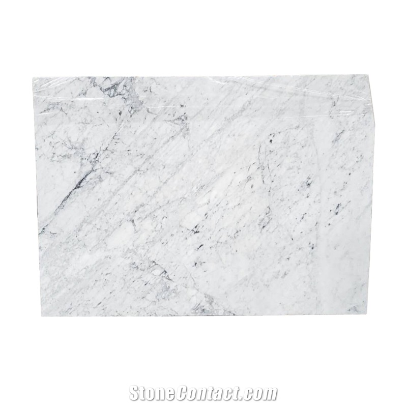 Bianco Carrara White Marble Slab Stone For Floor Tile
