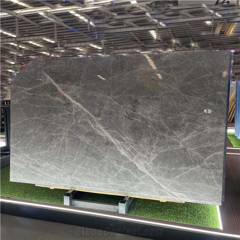 Hermes Grey Marble  Slab  Floor Tiles