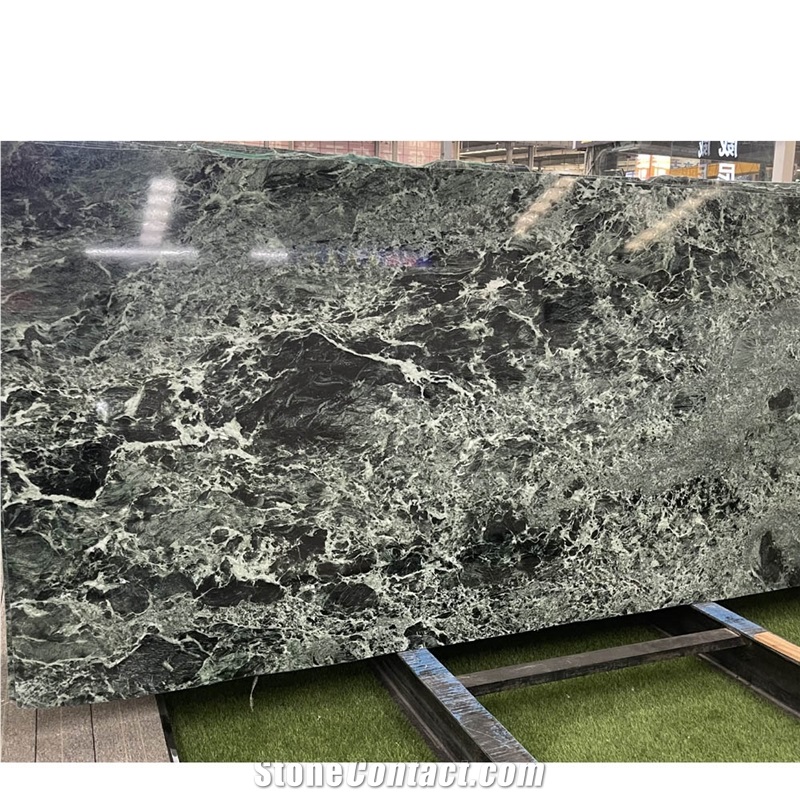High Polished Verde Alpi Marble Slabs