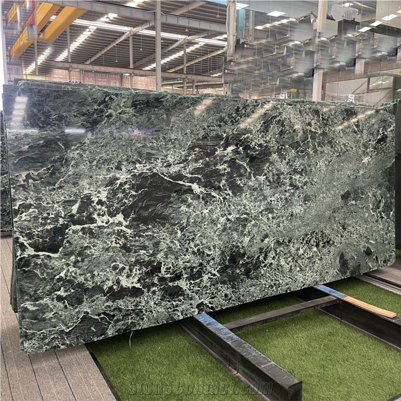 High Polished Verde Alpi Marble Slabs