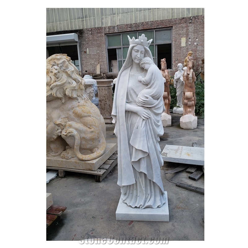 Life Size Hand Carved Marble Garden Stone Sculpture