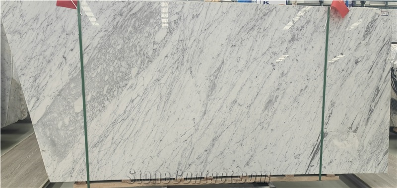 Bianco Carrara White Marble Slabs