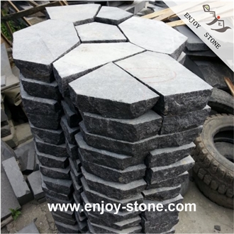 Black Pearl Granite Flagstone Flooring