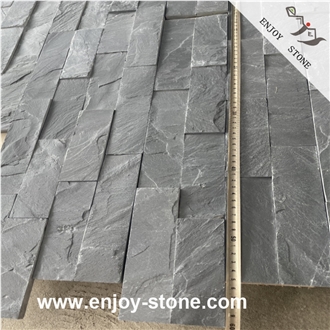 Black Slate Cultured Stone Wall Cladding Panels