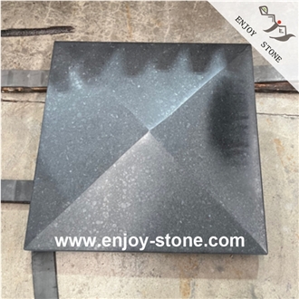 G684 Black Pearl Granite Gate Post Caps