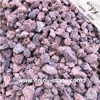 Red Lava Stone Gravels For Garden Driveway