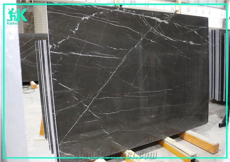 Polished Pietra Gray Marble Slabs