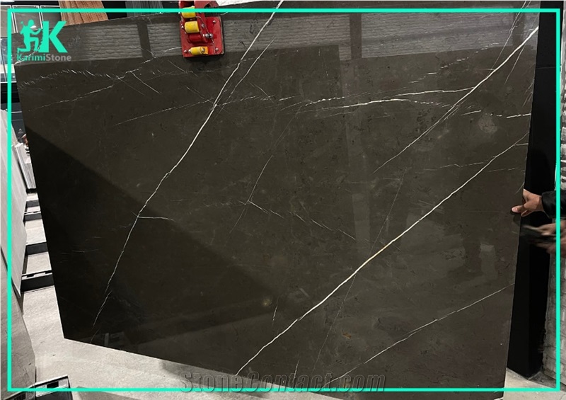 Polished Pietra Gray Marble Slabs
