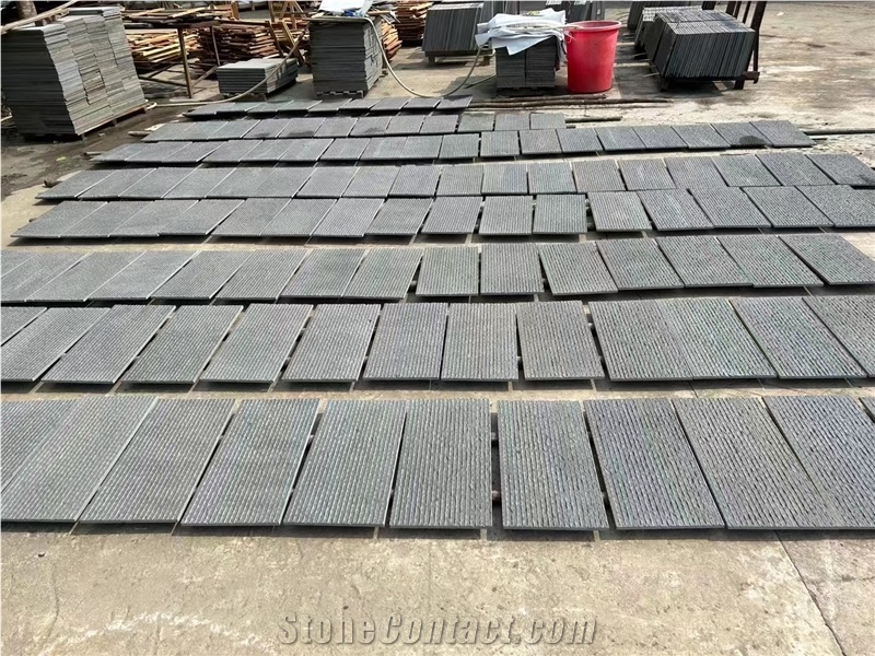 Hainan Black Feature Wall And Cladding  Slabs