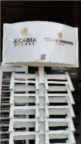 SR015 New Style Quartz Stone Sample Showing Stand