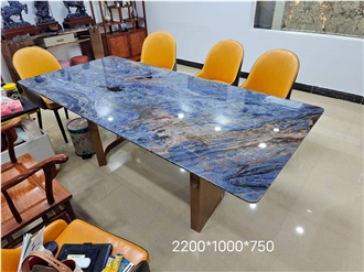 Brazil Cloisonne Quartzite Polished Restaurant Table Tops