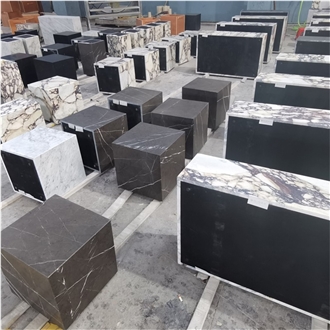 China Nero Marquina Marble Commercial Counters, Retail Display Counters