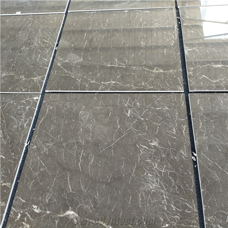 China Olive Grey Marble Wall Tiles In Stock
