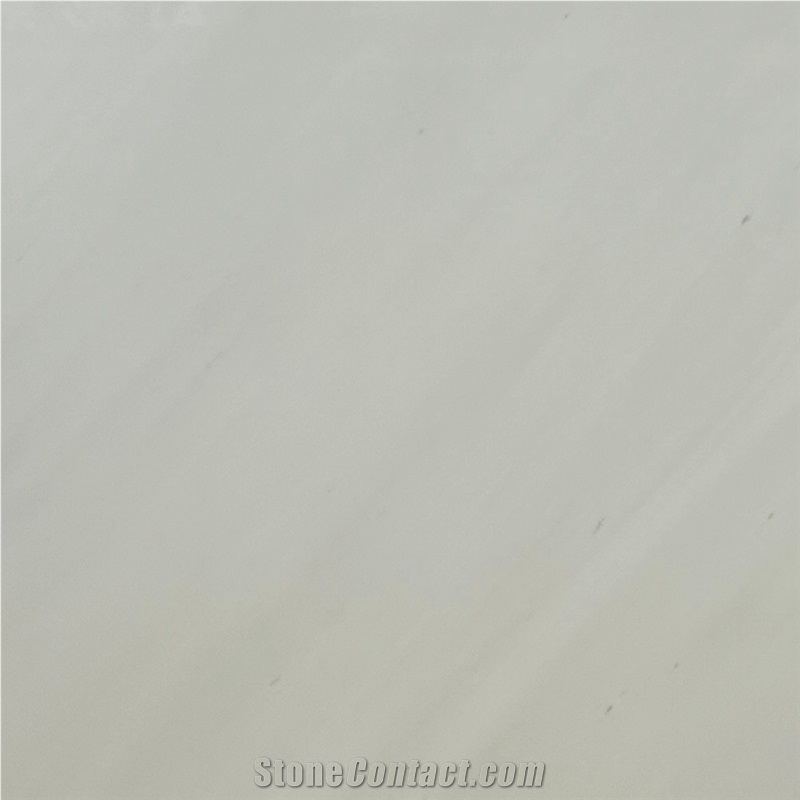Polished Natural White Stone Sivec Marble Slabs