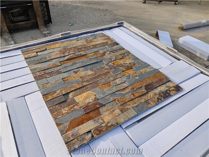 Wholesale Natural Slate Culture Thin Stone Veneer Panels