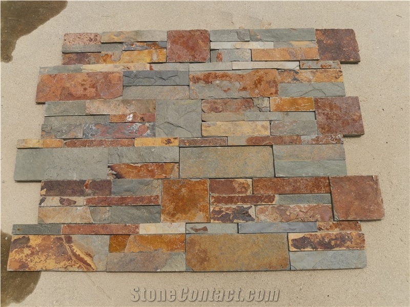 Wholesale Natural Slate Culture Thin Stone Veneer Panels