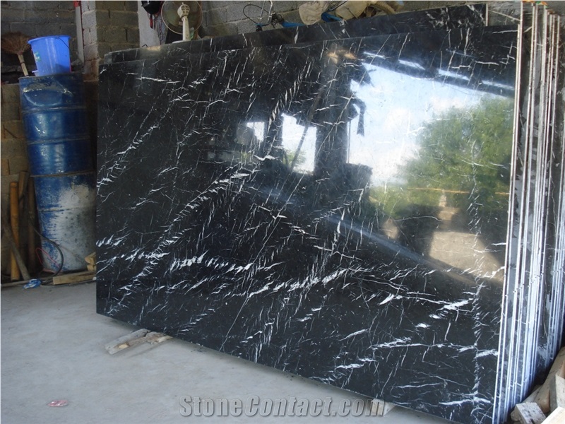 Black Marquina Marble Tiles Nero Marquina Marble