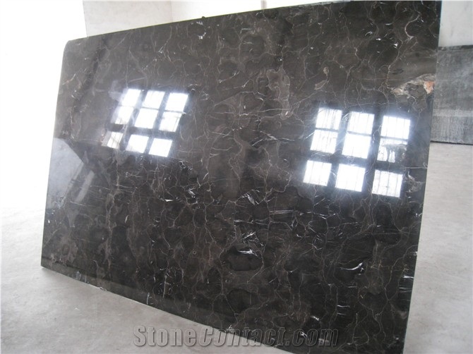 Dark Emperador Marble Slabs For Flooring Tiles