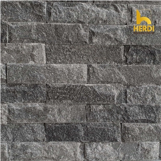 Black Marble Split Wall Stone
