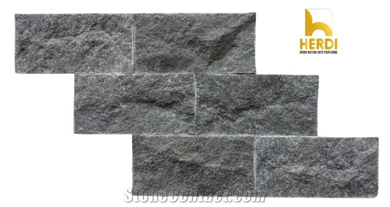 Black Marble Split Wall Stone