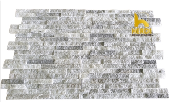 Grey Marble Z Shape Glued Wall Cladding Panels