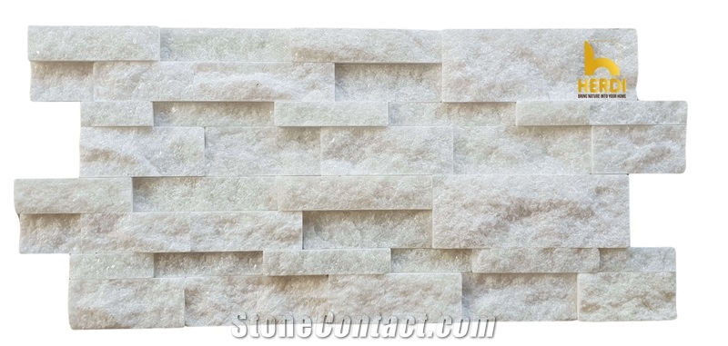 White Marble 3D Wall Cladding Panels