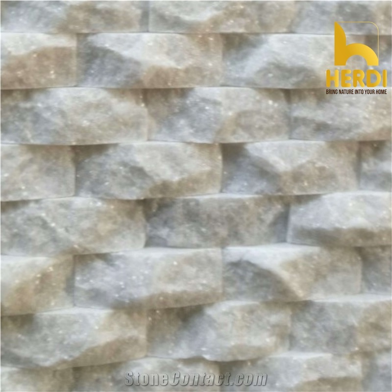 White Marble Arched Wall Cladding Panels