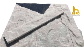 White Marble Split Wall Stone