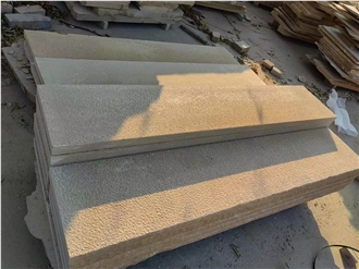 Fine Buff Sandstone Sandstone Tread Stone Steps