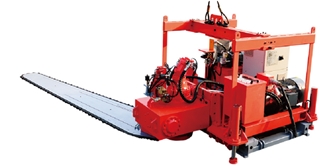 Rail Type Chain Saw Machine