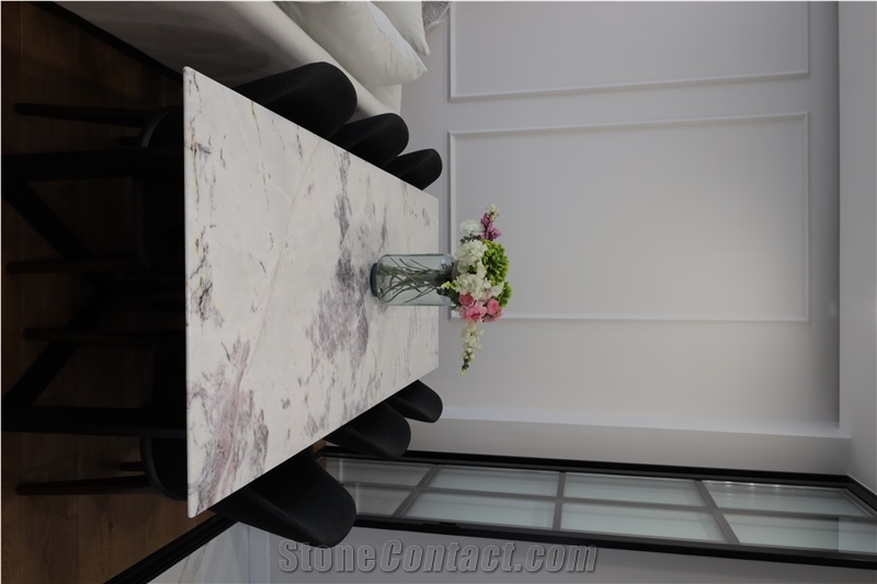 Lilac Marble Table Top